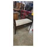 Entry way bench with storage