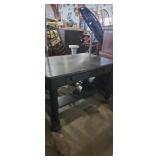 Wooden writing desk or side table featuring a