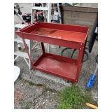 Mechanics utility metal push cart