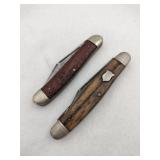 2 foldable pocket knives 1 Camillus