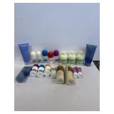 Avon shower gel moisturizers and babe powder
