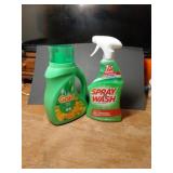 GAIN LAUNDRY DETERGENT+ SPRAY AND WASHISLAND