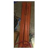 2 metal folding saw horses