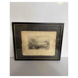 15x12 steel engraving titled 'Aqueduct of