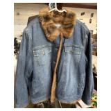 Marvin Richardï¿½s Faux Fur-lined Denim Jean Jacket