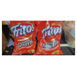 Fritos  flavor twists spicy dill pickle