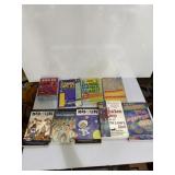 Magic box game, mad libs word game, stories about