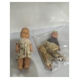 Antique dolls assorted 10, 6 and 8 inch dolls