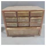 Arko-mils bakelite strong box full of sewing