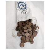 180 wheat pennies mixed year's