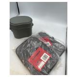 Aluminum camping mess kit and two Rangemaxx zip