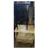Small phone stand amd john widdicomb end table