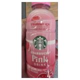 Flat of 12- 14oz bottles of Starbucks pink drink