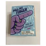 Pull my finger, tells dad jokes, new
