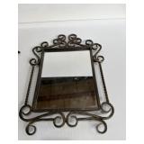 11x16 metal decorative rectangular wall mirror