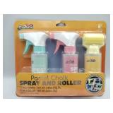 Pastel chalk spray and roller
