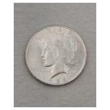 1922 peace silver dollar