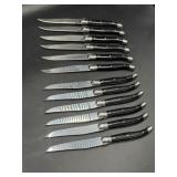 12 Traditional French Laguiole knives