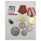 Russian metals and coins