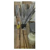 4 boxes of new wrought iron rail post 2 styles