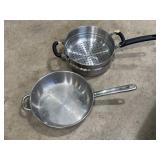 4 quart skillet and steamer pan set