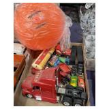 Mix of toy cars and new 'Nightball' basketball