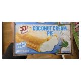 Flat of 12 coconut cream pies (in freezer)