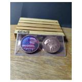 2 BEAUTIFUL 1 OUNCE COINS  .999 FINE COPPERTHE