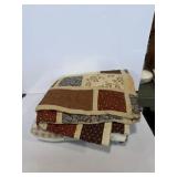 Quilted throw blankets, snowman blanket