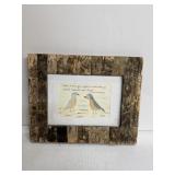 10x8 framed/signed watercolor print artwork