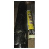 Roll of carpet protection and plastic sheeting