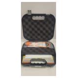 Glock gun case with misc items