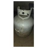 Propane tank mostly full