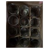 Ball 12 wide mount quart glass jars