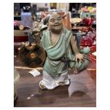 Chinese Shiwan stoneware/mudman figurine 8'