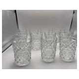 12 vintage American pattern pressed cube texture