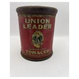 Union leader, smoking, tobacco tin. not in the
