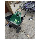 Yard works spreader model YSB10M and a pair of