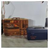 Magnum Plano tackle box with tackle and blue
