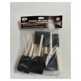 10 pc assorted foam brushes