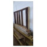 Rough cut soild wooden beams and project wood for