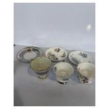 Royal Albert & Windsor tea cups and plates 6