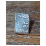 1 GRAM OF VALCAMBI SILVER