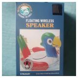 Sealed floating wireless pool speaker