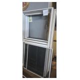2 ,Marvin  framed windows with screens 36x64in
