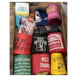 Humorous and advertising drink koozies