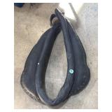 Older leather horse and mule harness collar