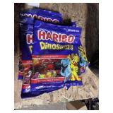 6 - 5oz  packs Haribo Dinosaurs