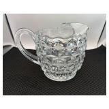 Fostoria, ice lip, drinking picture 6 inch tall