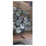 Collection of old beer and soda cans